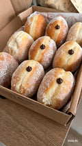 Milk chocolate cream Filled Doughnut