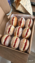 Milk Cream & Fruit Jam Filled Doughnuts
